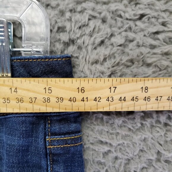 American Eagle Outfitters Jeans Womens 8 Blue Artist Crop Stretch Denim - Picture 5 of 9